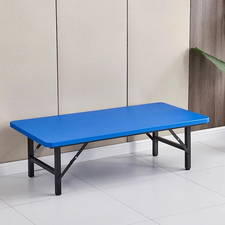 
2018 chinese modern concise design popular best sell durable foldable furniture outdoor plastic dining table 