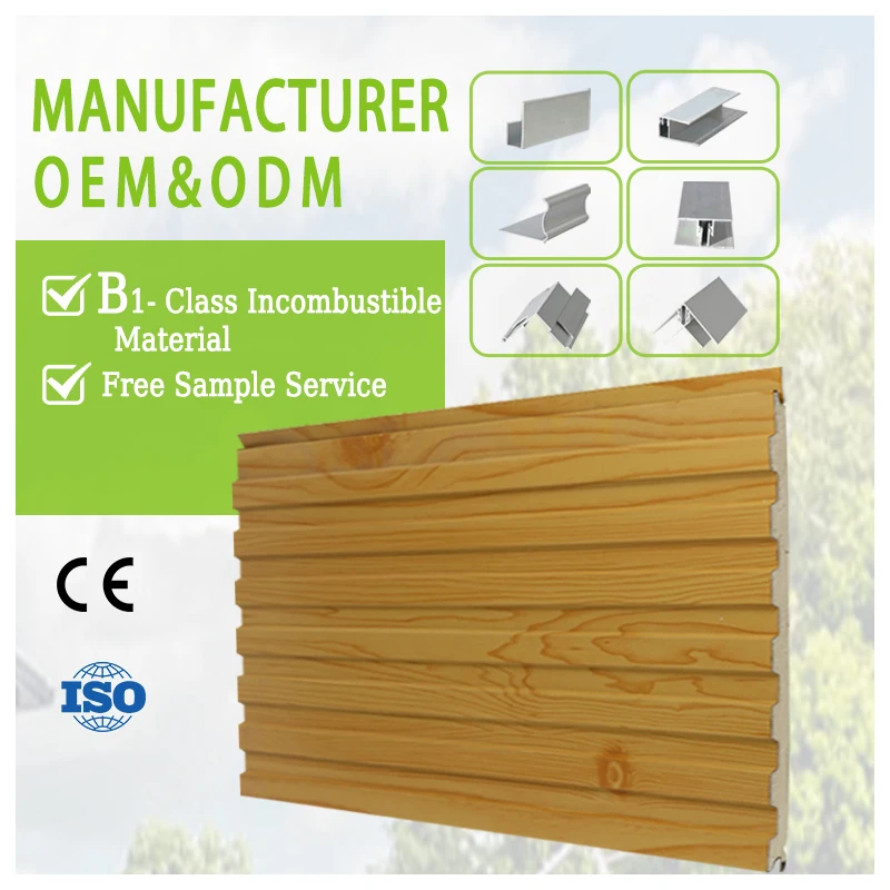 Moisture Proof Exterior Pu Sandwich Panel Fire Prevention Aluminum Wall Panel