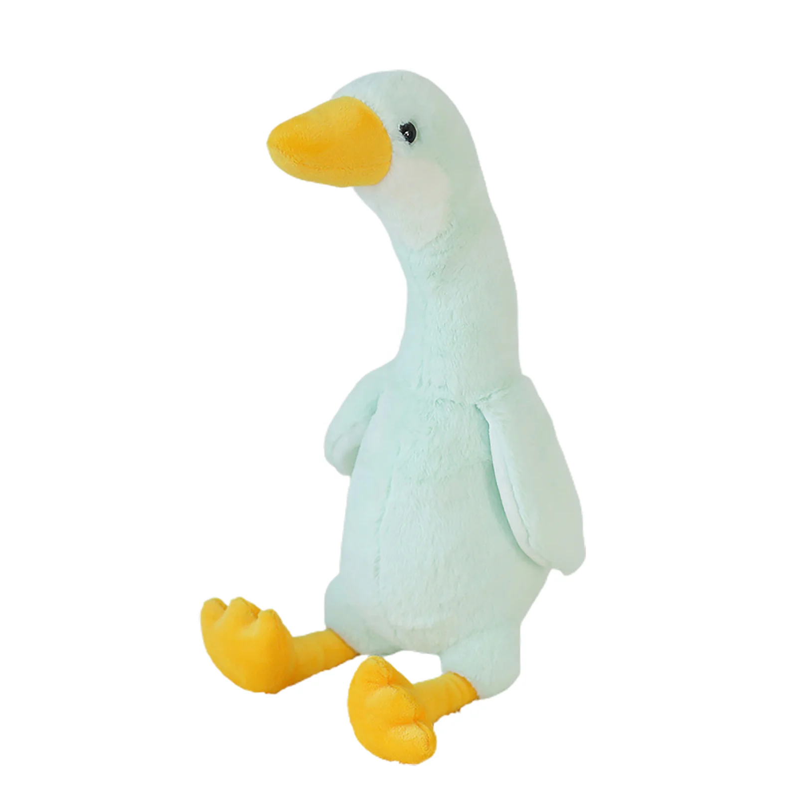 Индивидуальный дизайн от производителя Прямая поставка милая игрушка размер 25 см сидячая утка настоящая плюшевая животное