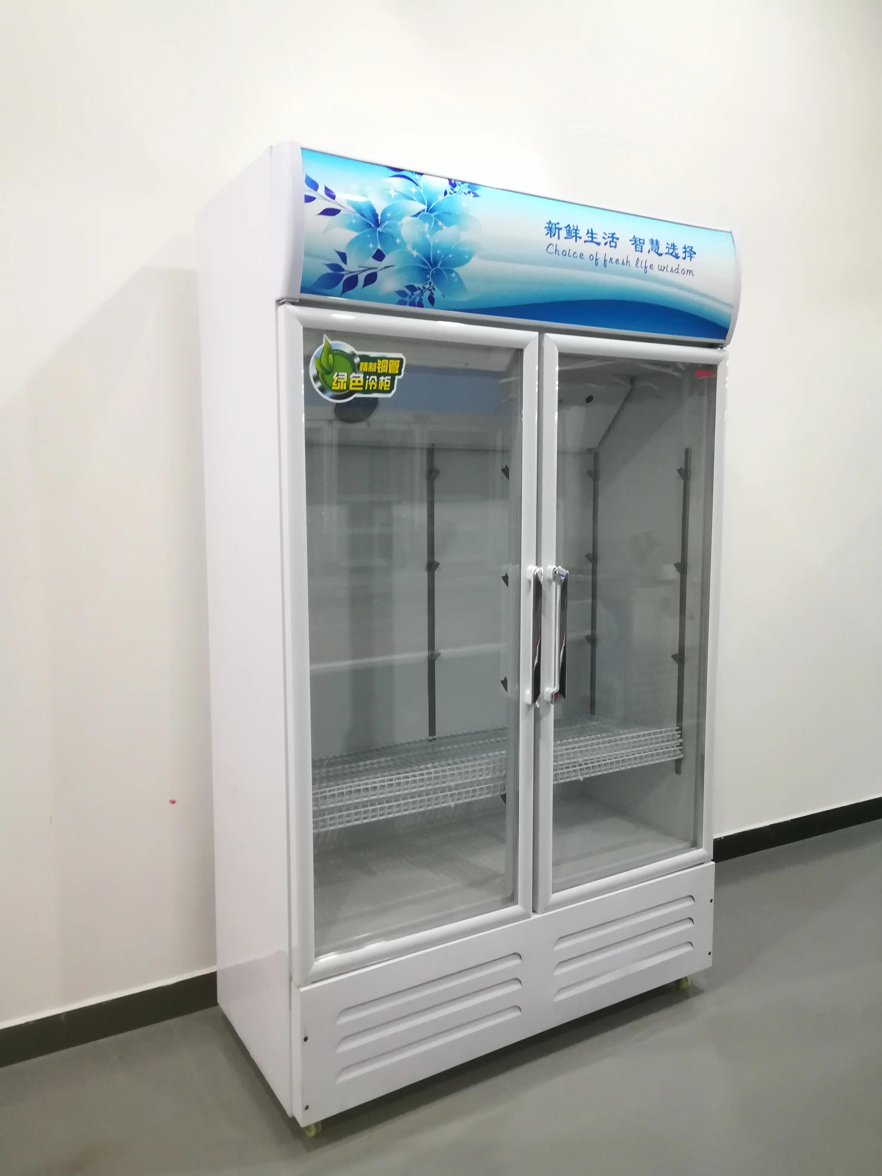 2~10 degree used glass door refrigerators, used double door refrigerator, commercial refrigerator