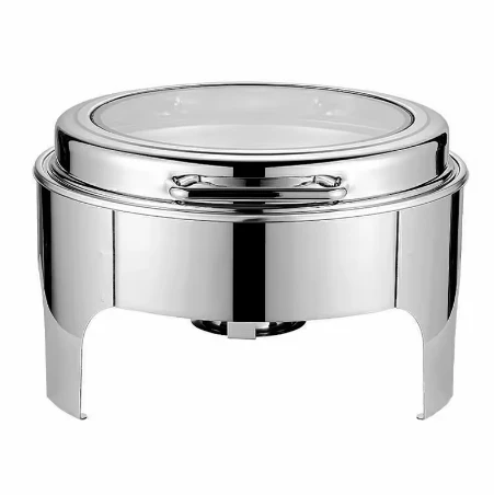 High Quality Commercial Hotel Food Warmer Silver Roll Top Chafing Dish Wedding Party Buffet Chefing Dish