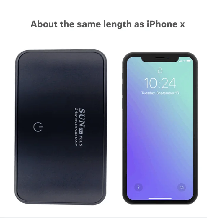 2020 New Arrival Mini2 Cure Wireless Dual Light Rechargeable Cordless Sun Uv Led Gel Dryer Nail Lamp Auto Power Battery Time