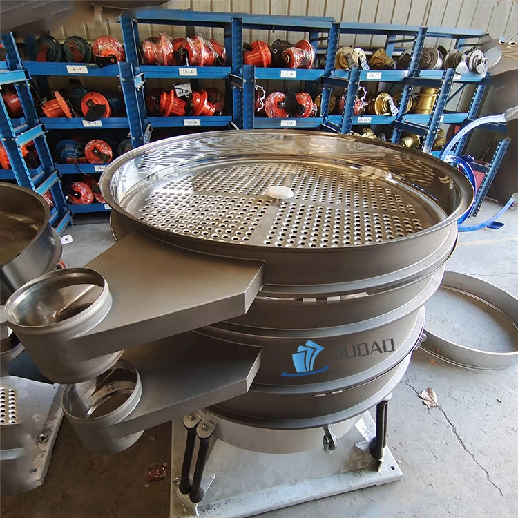 Large capacity circular vibratory sieve tumbler screen machine separator for aggregates granule