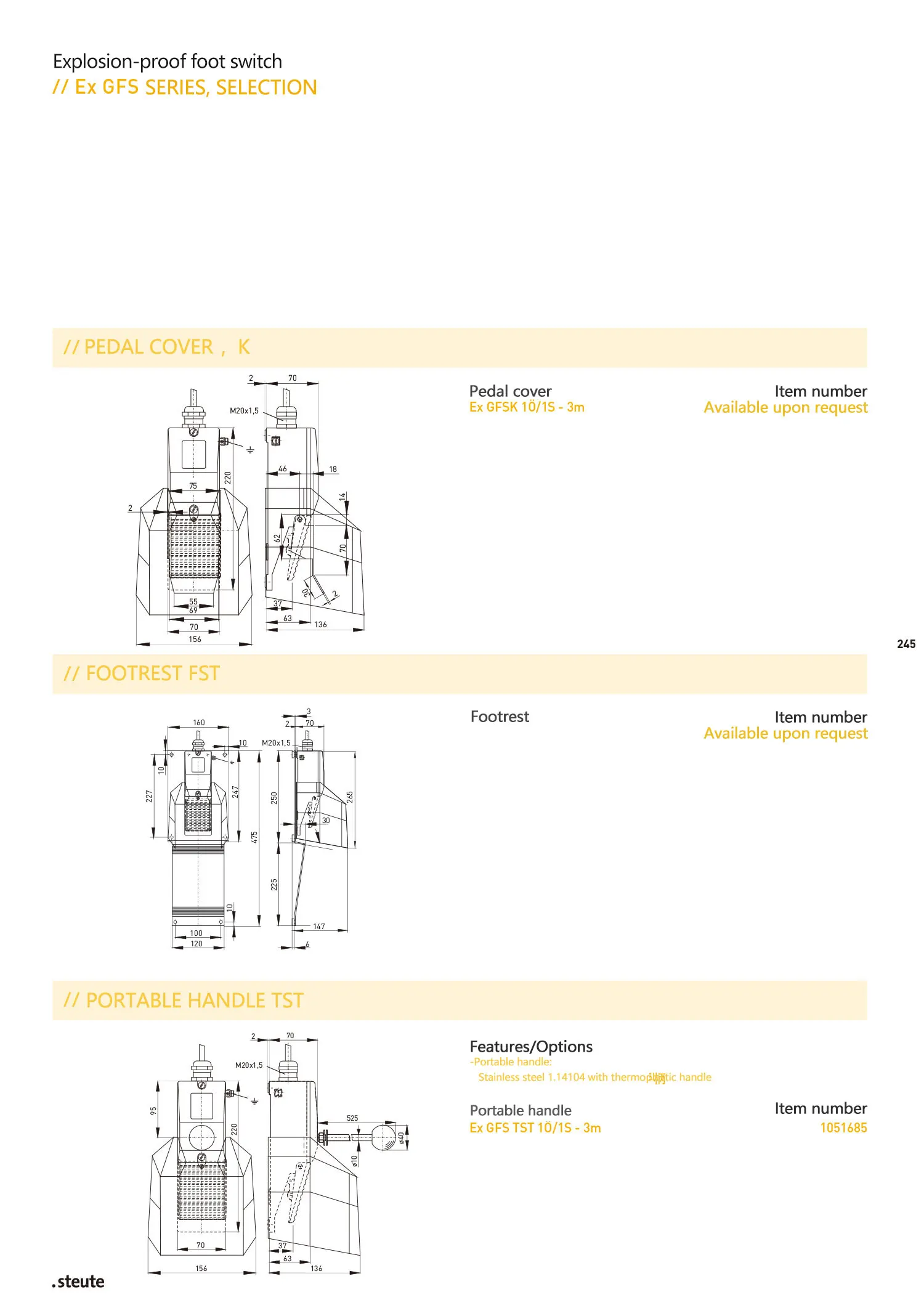 Guangzhou Factory Direct Sale High Quality Foot Switch Heavy Duty Foot Switch Foot Panic Button