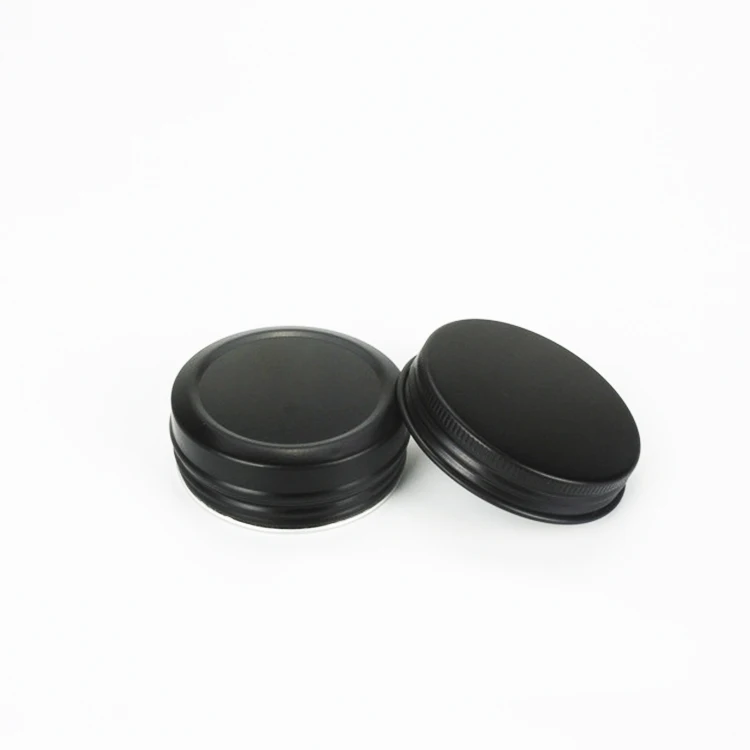 Wholesale 5 10g container 15 grams 1oz 2 oz 30 ml empty tin 50g 60grams metal 80 100g can 150 200ml 250 matte black aluminum jar