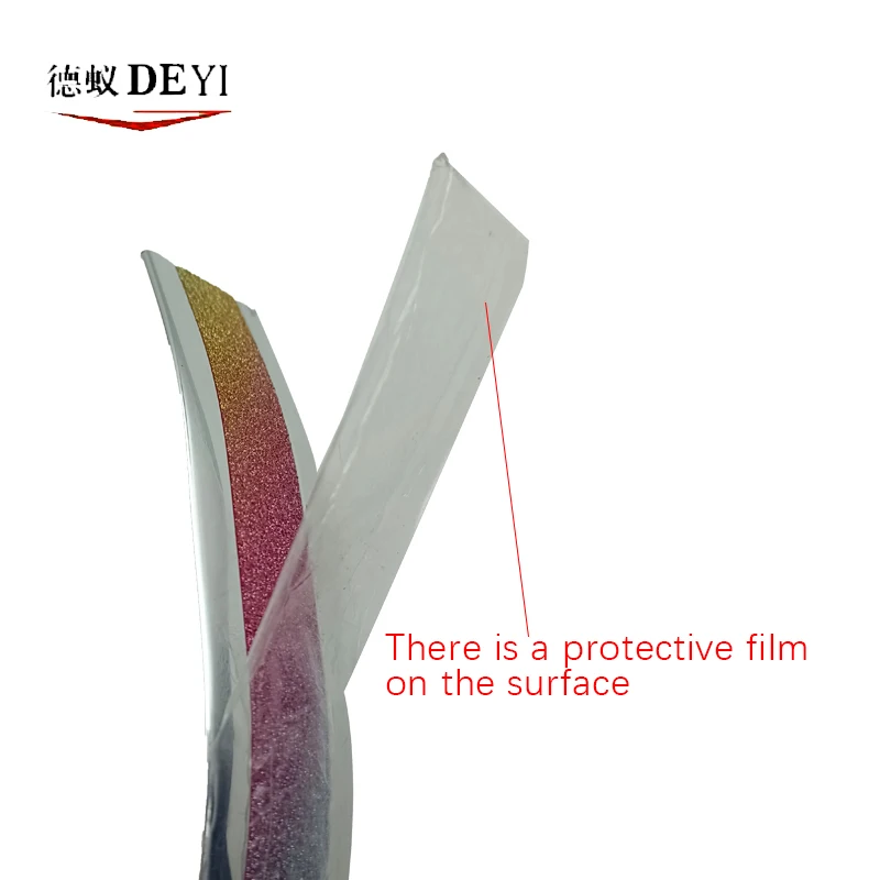 Custom Metallic Brushed Golden Decorative Glue for Pvc Edging Banding Tape Trim Strip Exquisite Edge Band Roll