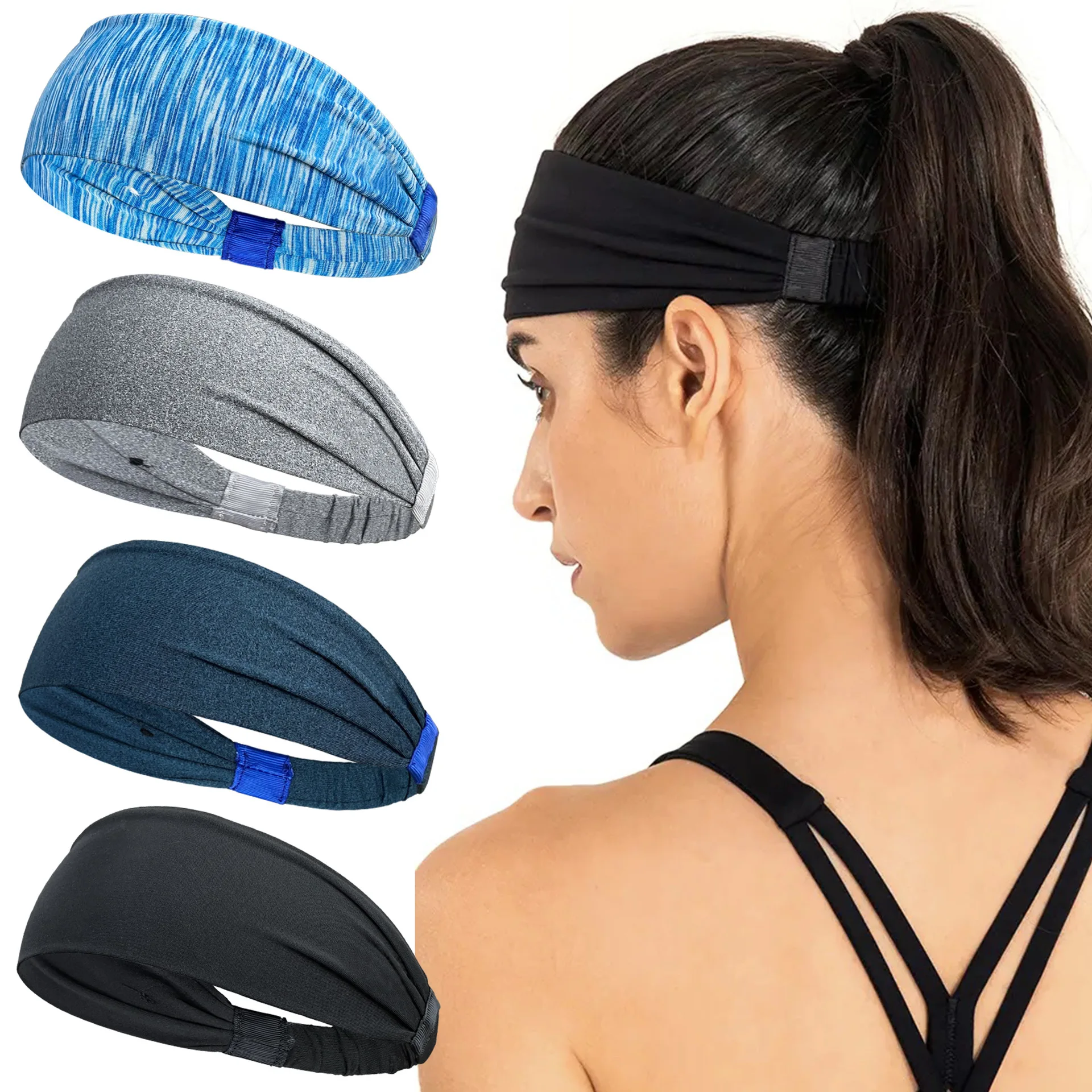 Wholesale New Fashion Headband Comfortable Elastic Sweatband Designer Sports Headband