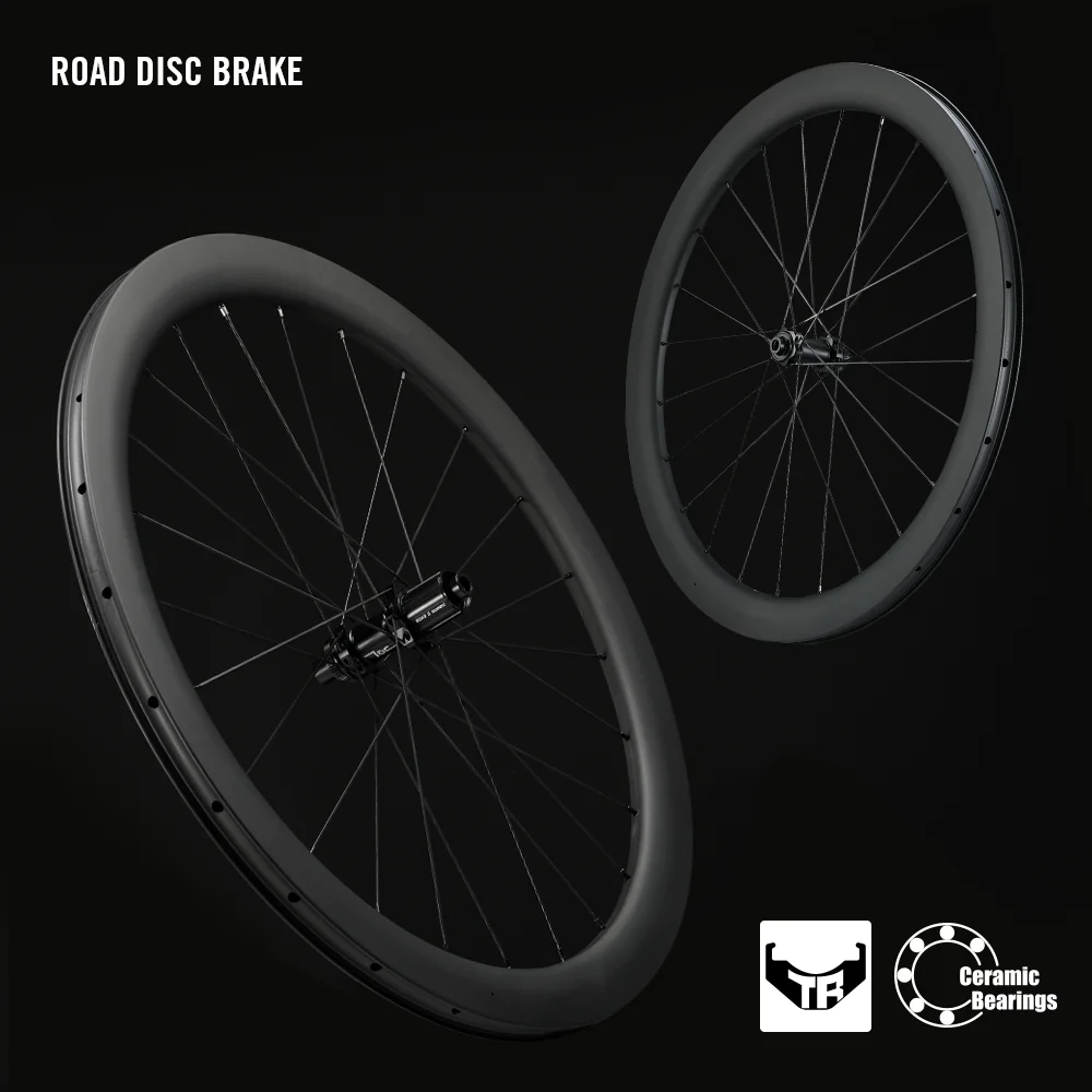 Road Disc Brake Carbon Wheels 700C Ceramic Racing Bike Rims Rim Brake Rimsets CLincher 38mm 50mm V-Brake Rims