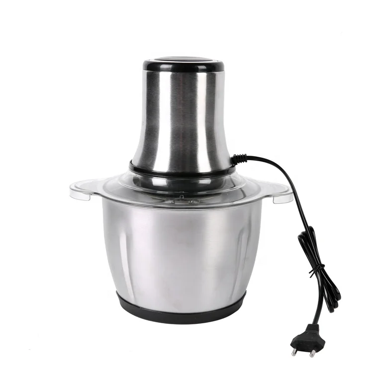 Food Process Pure Copper Motor 3L Vegetable Chopper Household Kitchen Small Appliances 304 Stainless Steel Meat Grinder