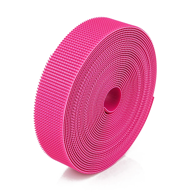 Customized Colourful Injection Hook and Loop Adhesive  Tape  100% Nylon Injection Straps for Home Textile