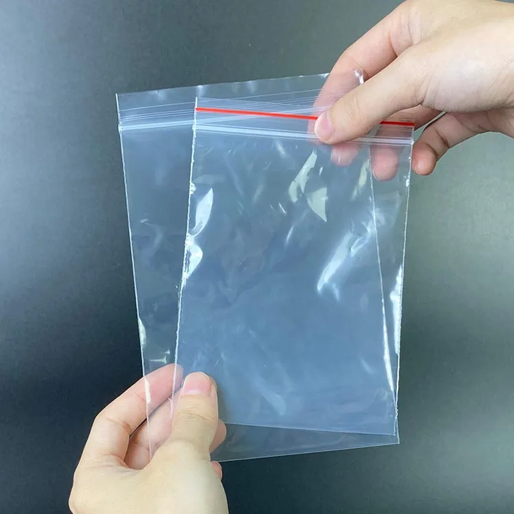 Эко-дружественных Resealable разных размеров на плоской подошве пищевая упаковка прозрачный PE пластиковые мешки замка застежка-молнии