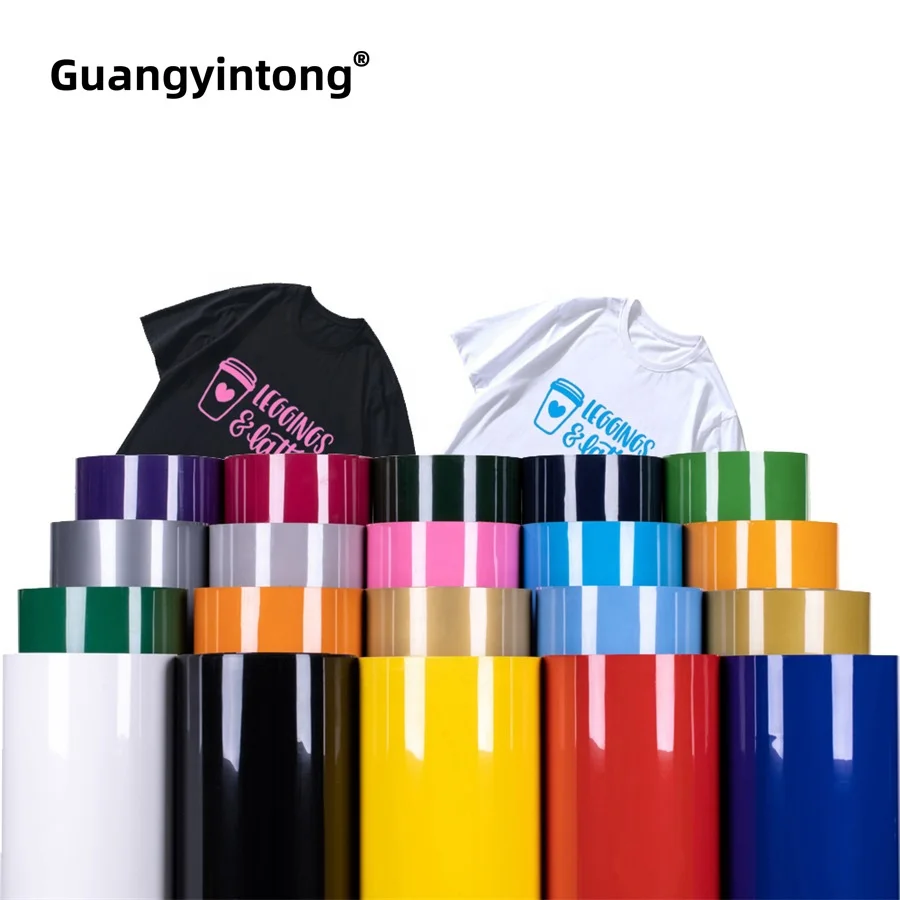 guangyintong pvc matte series vinyl print shirt  heat transfer vinyl htv vinyl wholesale htv on canvas