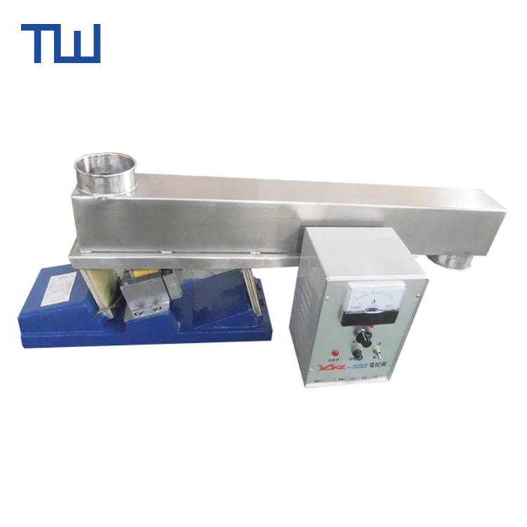 Magnetic Controller Linear Vibrator Feeder Small Electromagnetic Vibratory Mini Magnetic Vibrating Vibratory Feeder With Hopper