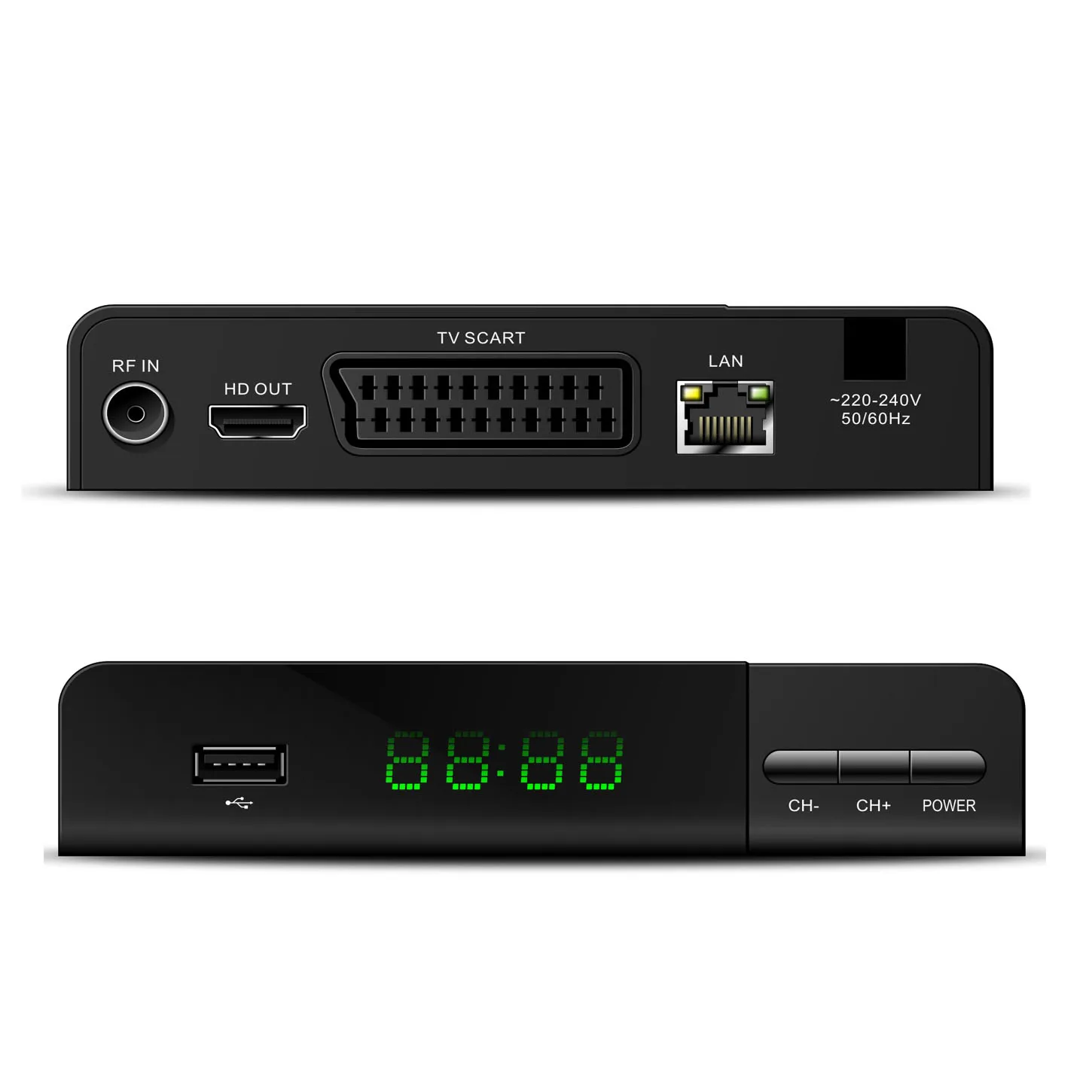  Декодер цифровой Terrestre HD DVB-T2 Hevc H.265 10-битная 1080P