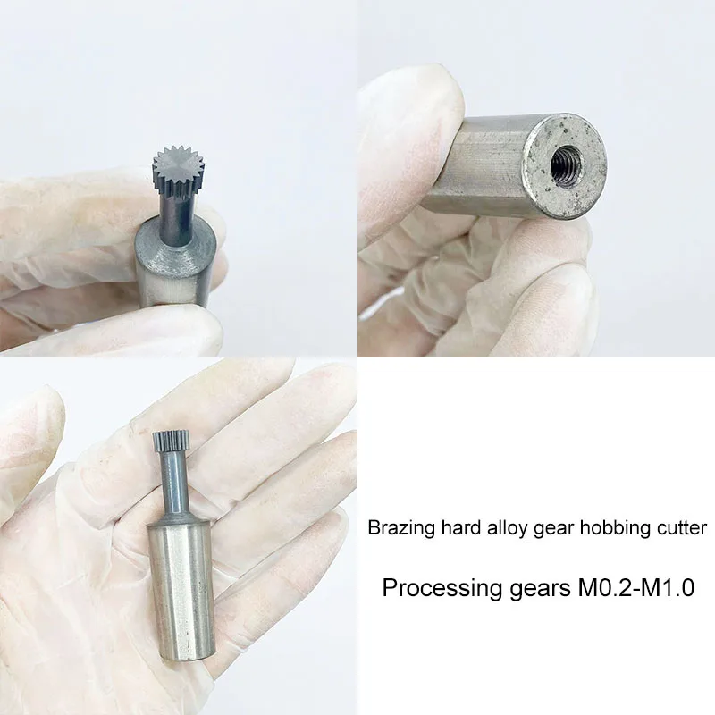 Индивидуальный инструмент для резки зубчатой передачи HSS m0.2-m1 формировки резания твердосплавной пайки