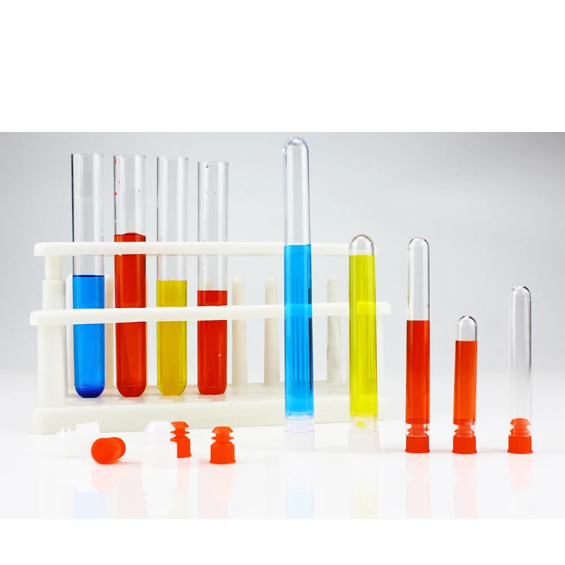 Factory direct sale 12*60mm plastic sealed test tube free test tube