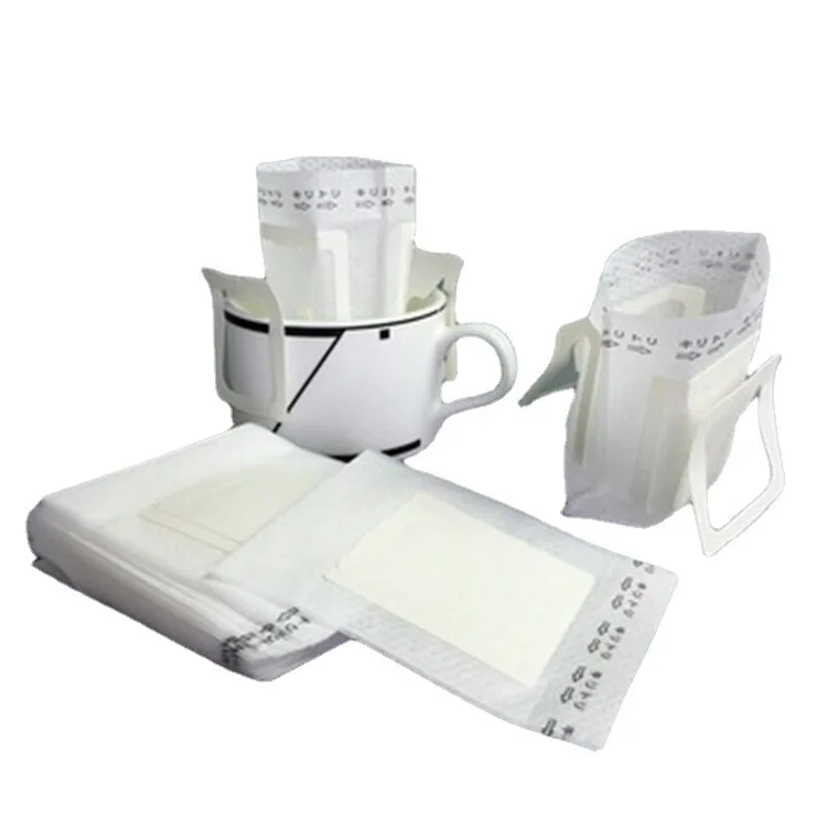 Wholesale custom portable disposable hanging ear paper bag easy pack for coffee tea filtering