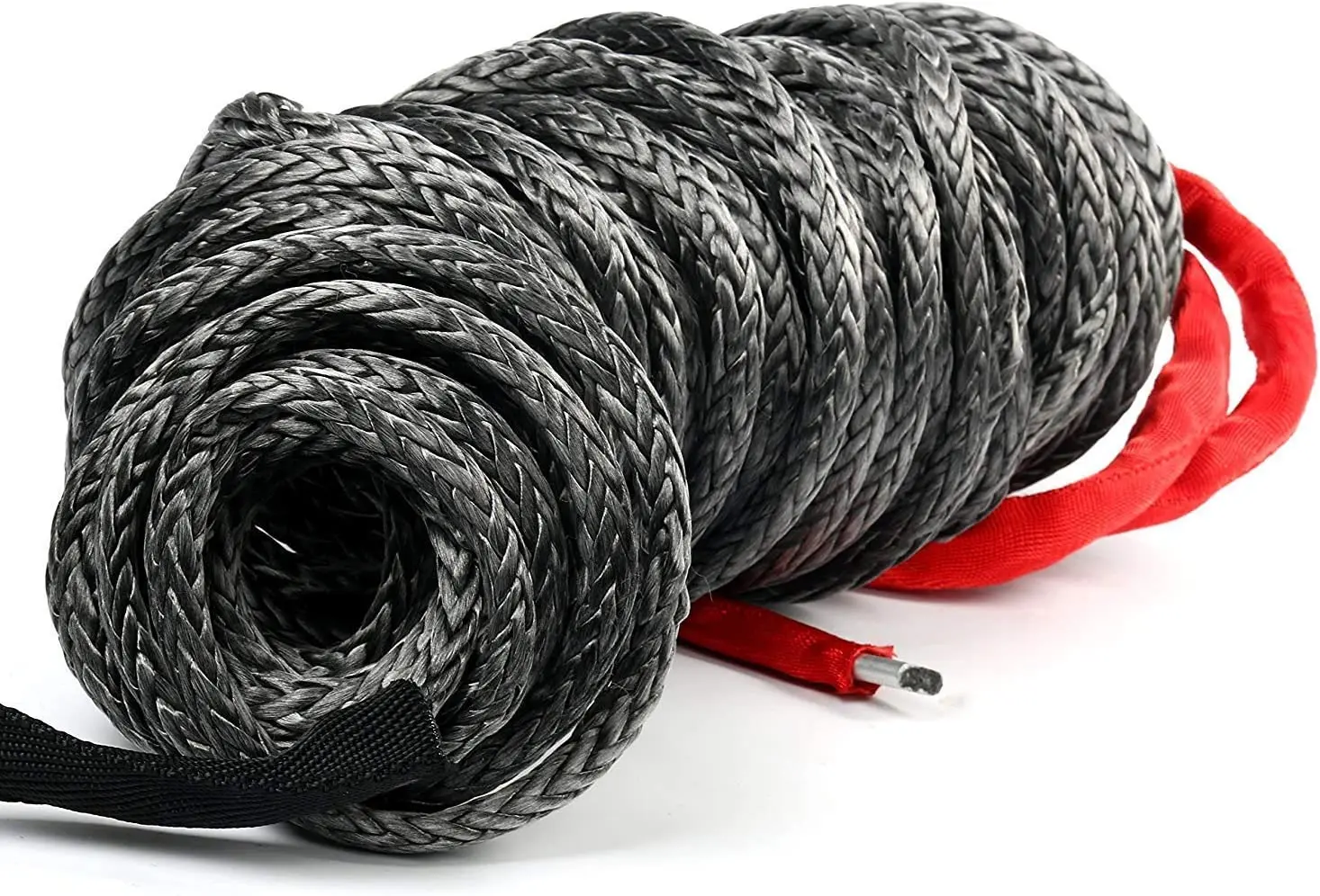 Braided UHMWPE synthetic winch rope towing rope winch line for cars Vehicle recovery,marine  tow rope