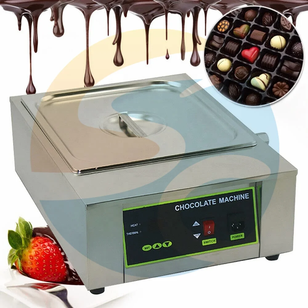 Digital Control Electric Chocolate Melting Single Bowl Electric Chocolate Melting Pot Thermostat Chocolate Warmer Machine