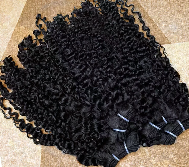 Raw Burmese Curly Hair Vendors Wholesale 100% Unprocessed 12A Grade Raw burmese cuticle aligned Virgin Bundles Human Hair