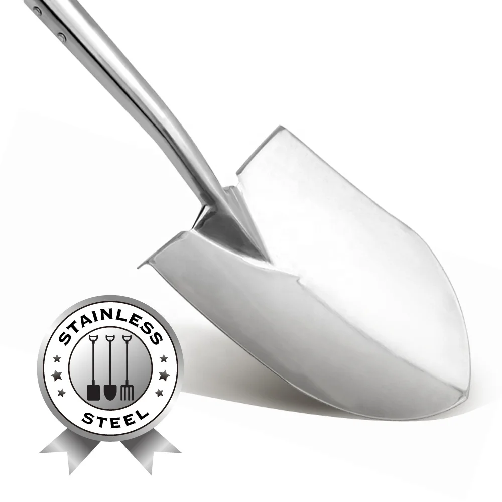 Heavy Work Ergonomic D Shape Round Point Long Handle Hand Spade Garden Shovel Tools