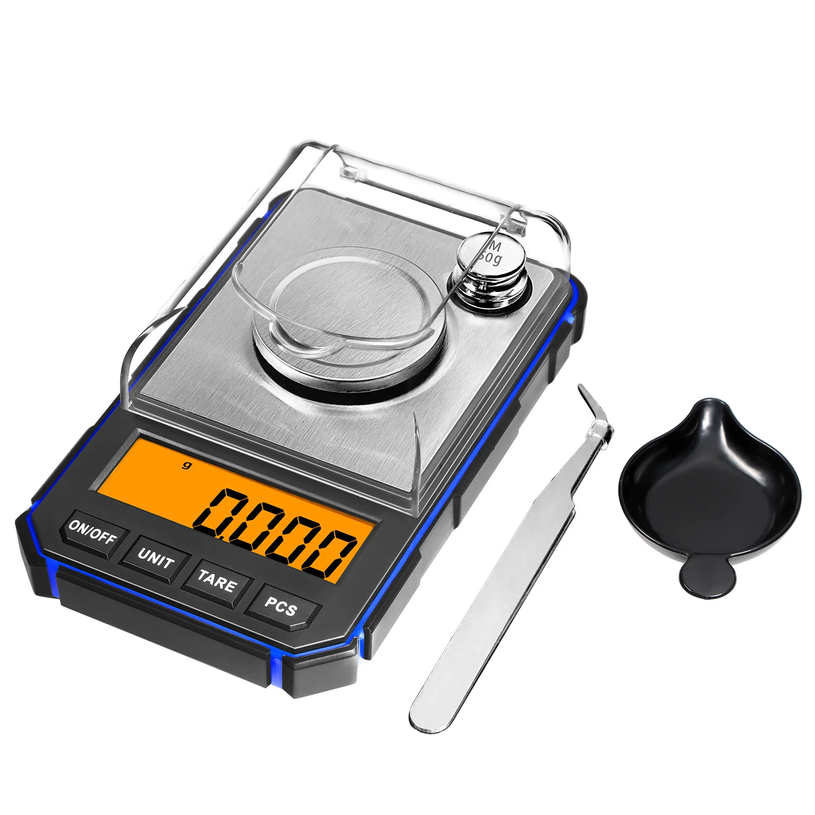 Digital Silvery Jewelry Pocket Scale Measuring Tools  Weight Scale 0.001 Accuracy Electronic Digital Pocket Jewelry Scale