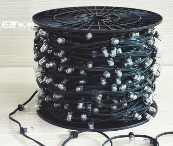 100m roll 666 replacement bulb strings 12 Volt LED Light Set Warm White fairy clip string lights