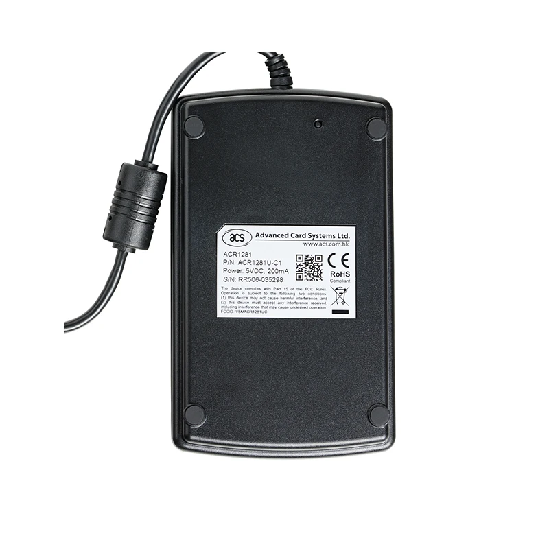 13.56MHz Dual Interface USB RFID NFC Reader Writer ACR1281U-C1 for both Contactless Contact Smart Card
