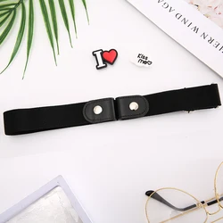 Womans Buckle-Free Jeans Pants No Buckle Stretch Elastic Waist Belts for Men Women Invisible Belt DropShipping