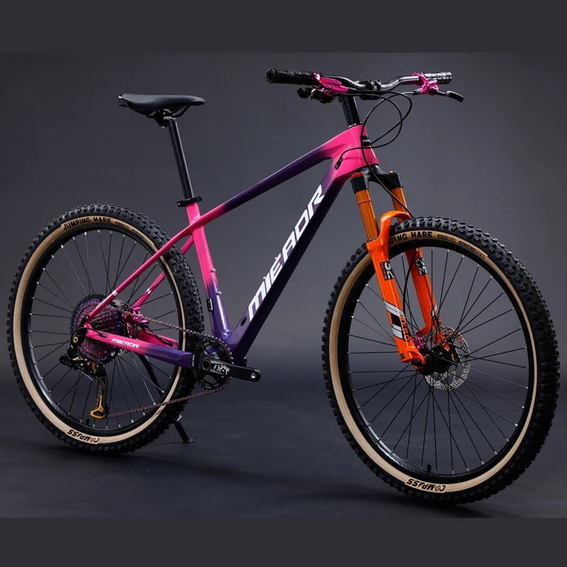 MIEAOR Cheap mtb carbon mountain bike 27.5 29 inch carbon fiber bicycle with NX 12 speed inner cables