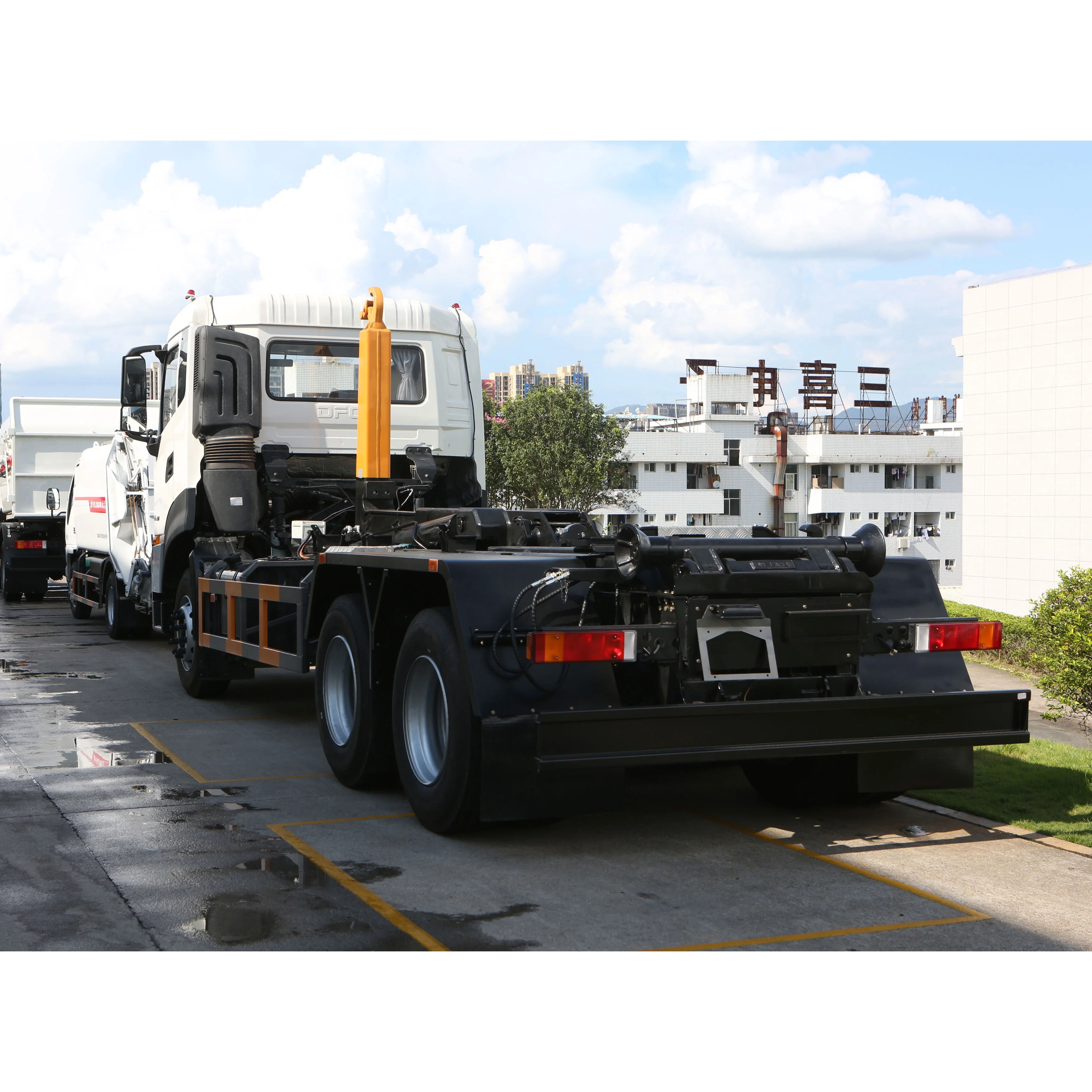 20 tons heavy duty hook lift arm refuse collection truck garbage truck