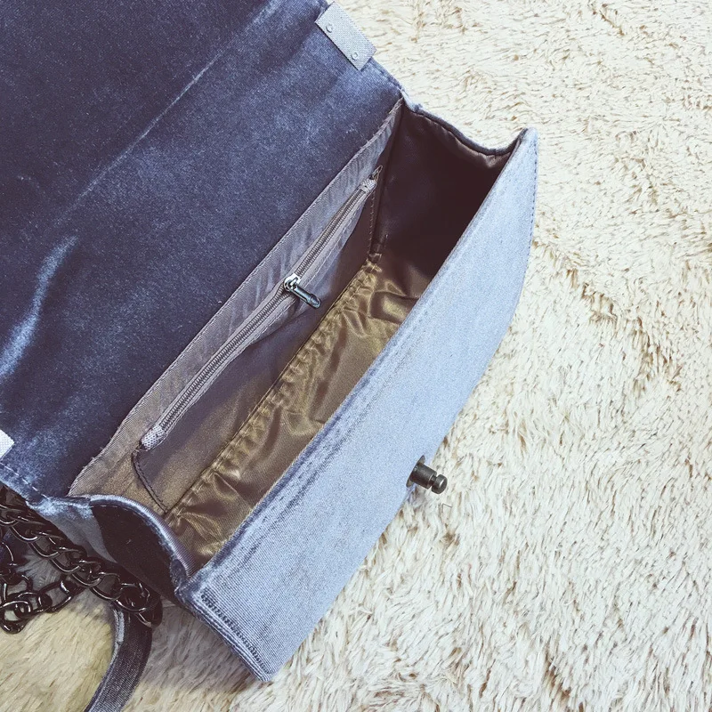 
TS9123 Hot sale women hand bags Winter purse trendy Female ladies velvet bags vendor women velvet purse and handbags 