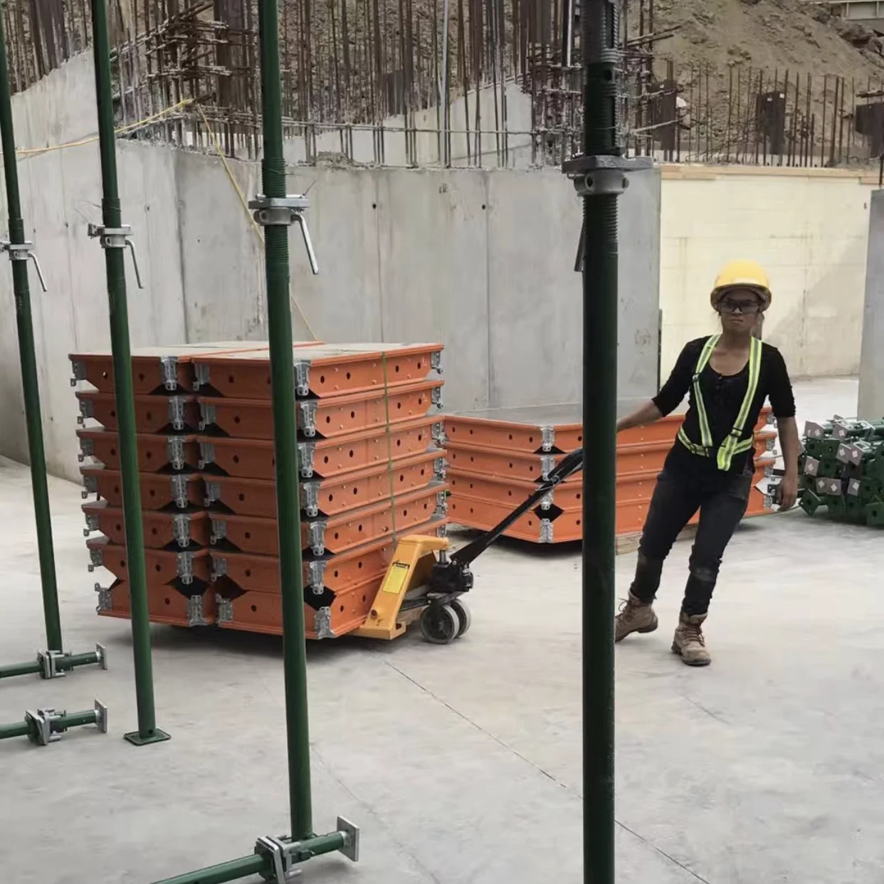 reusable concrete moulds construction materials aluminium balustrades mold forms GREEN formwork systems for construction