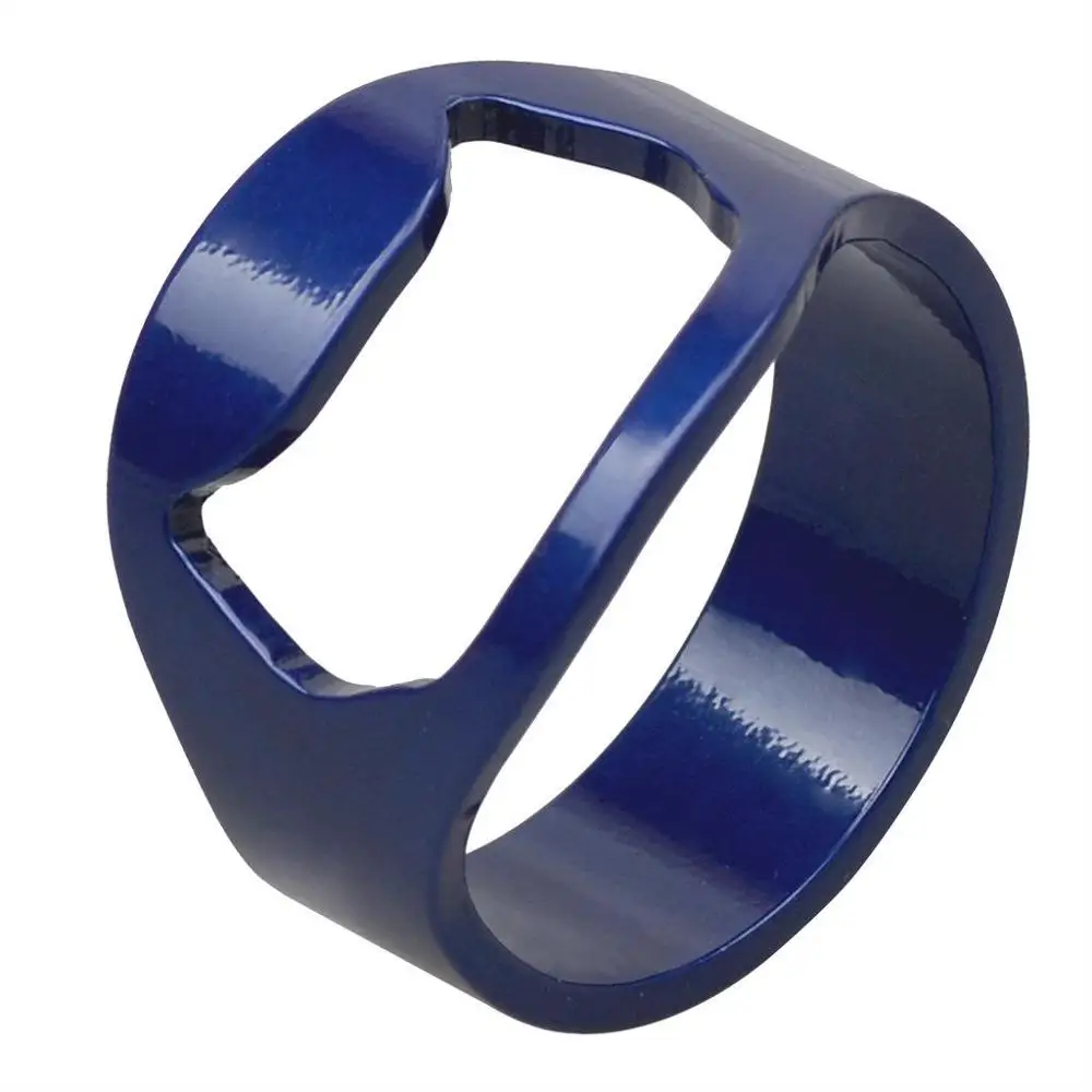 Popular 05 Multi-function Stainless Steel Colorful Ring-Shape Opener Beer Bottle Opener Diameter 22mm