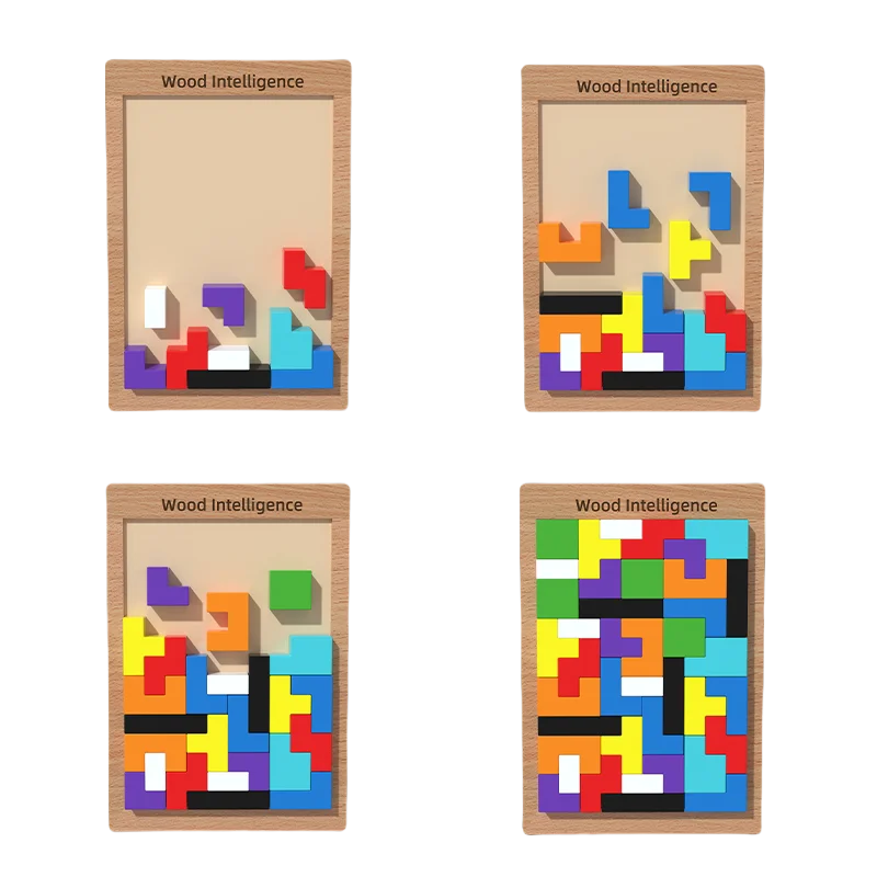 Factory Price Classic Russian Puzzle Board Educational Wooden Toy for Kids Preschool Learning