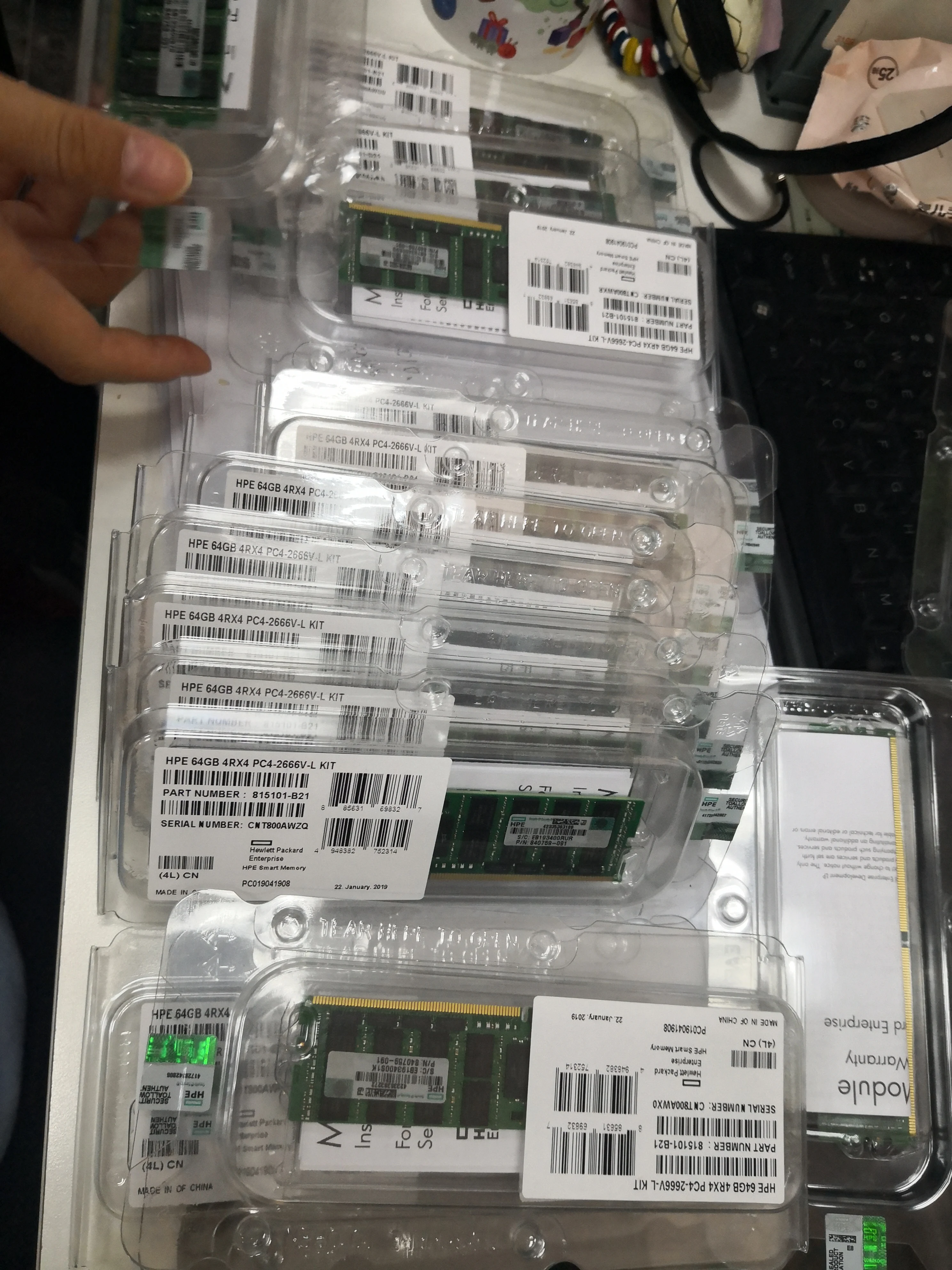 P00930-B21 HPE 64GB двойной ряд x4 DDR4-2933 CAS-21-21-21 зарегистрированной смарт-карты