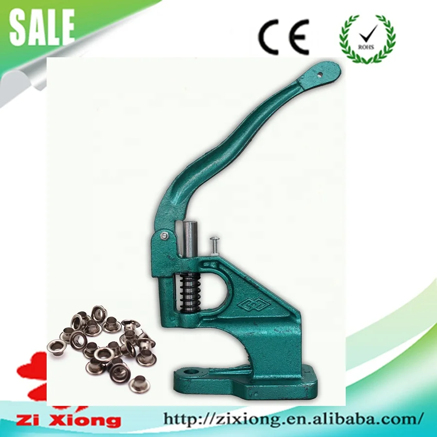 Hand Press Eyelet Grommet Metal Manual Punching Machine