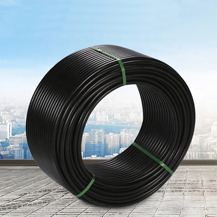 PE100 1/4 inch Polyethylene Pipes 16mm 20m 25mm 32mm HDPE Coiled Black Plastic Tube Water Supply Roll Garden Irrigation Hose