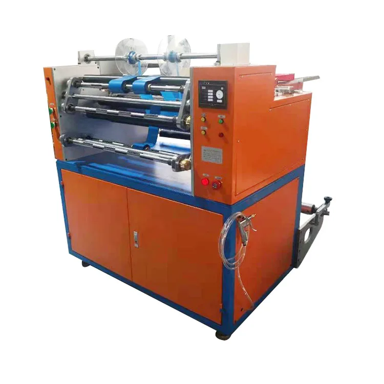 Wax Ribbon roll Slitter Rewinding Cutting Machine TTR Ribbon Roll To Roll Slitting Rewinder Machine
