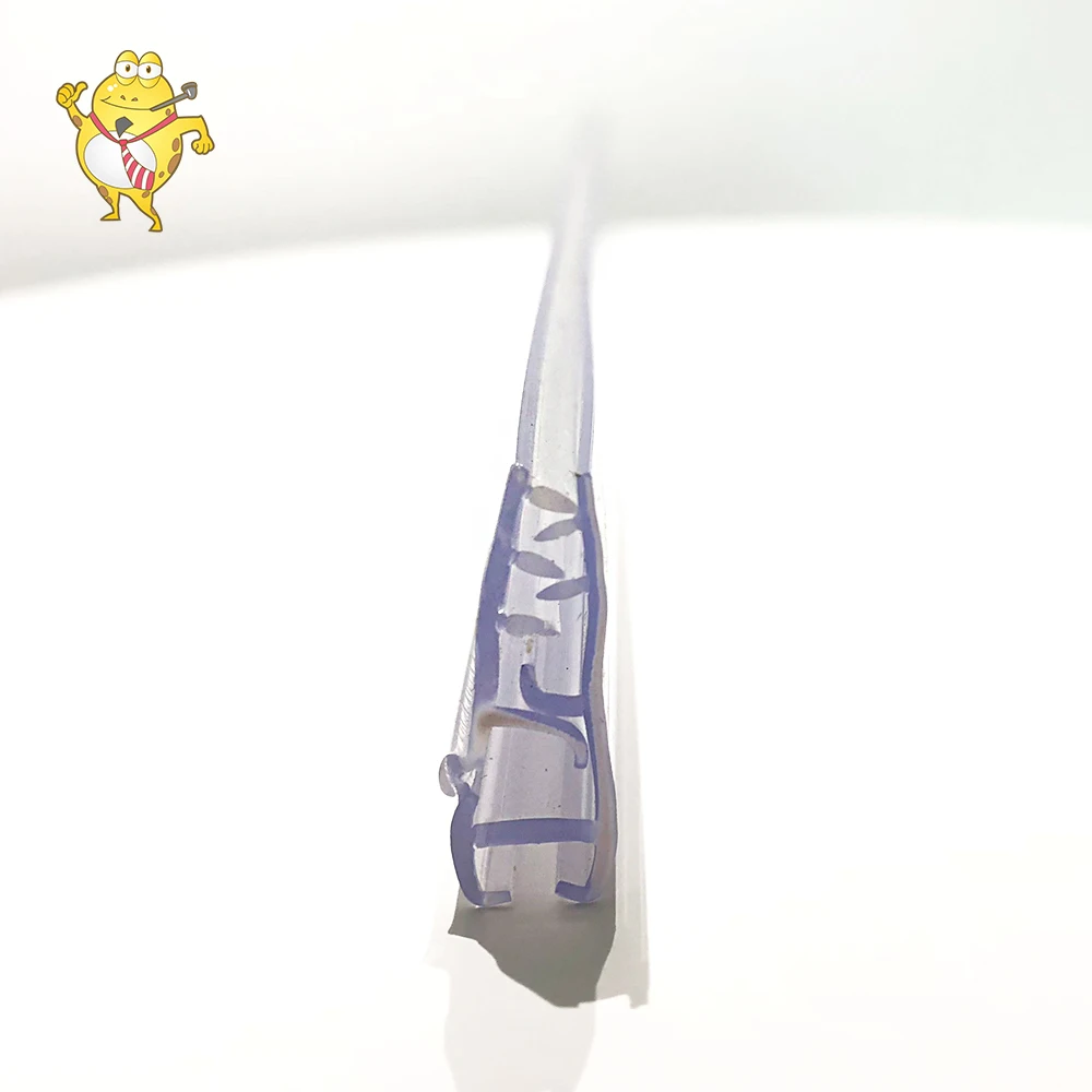 Plastic Super Gripper Sign Holders Transparent Shelf Talkers