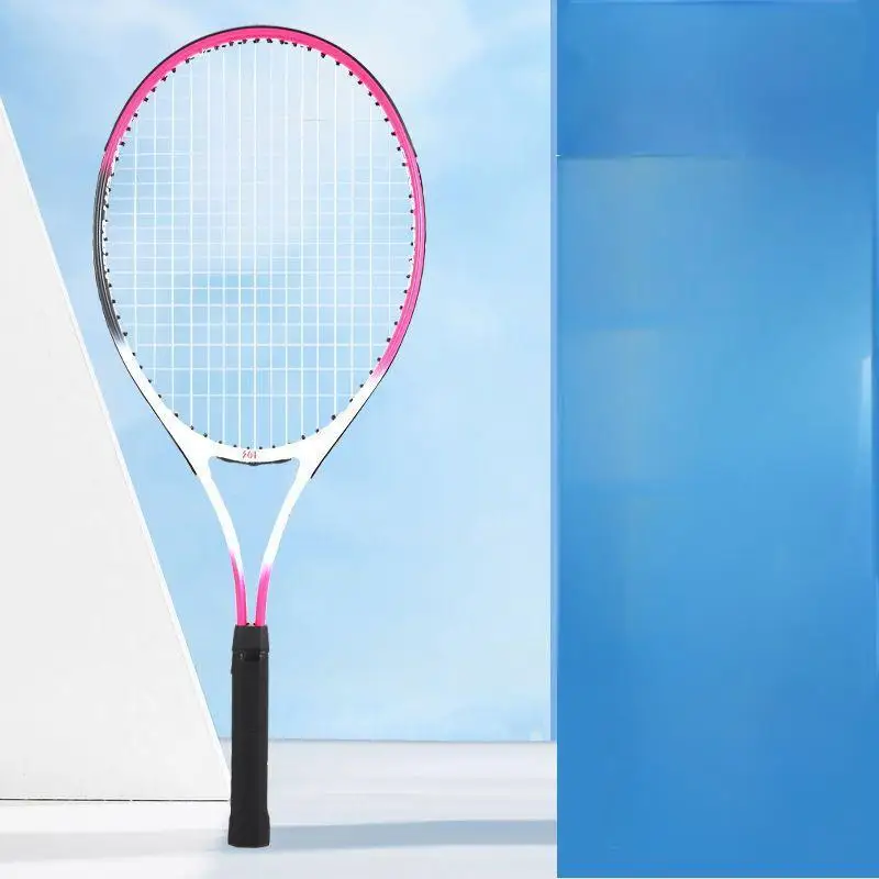 wholesale cheap price brand name design your own 27 inch Carbon Fiber Isometric Head Shape Sporting Tennis Racket