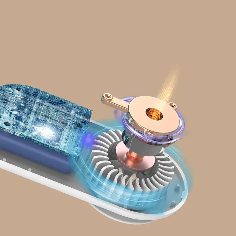 New Arrival Portable Mini Face Fan Clip Fan Wearable Air Filter USB Rechargeable Exhaust Mini Fans Wearable Air Face Maskes