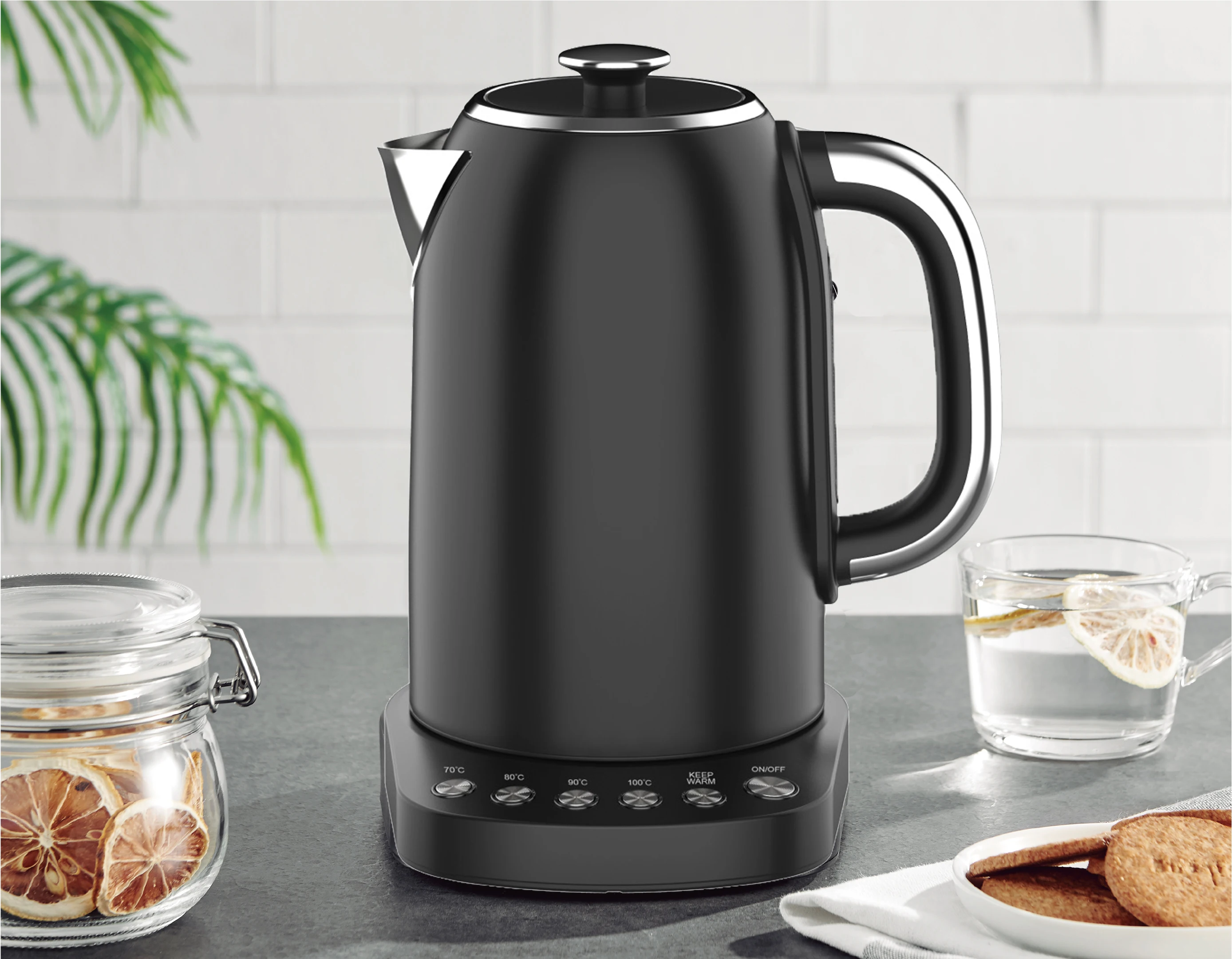 Household smart thermostat electric kettle 1.7L large-capacity kettle automatic power-off ithermal insulation kettle