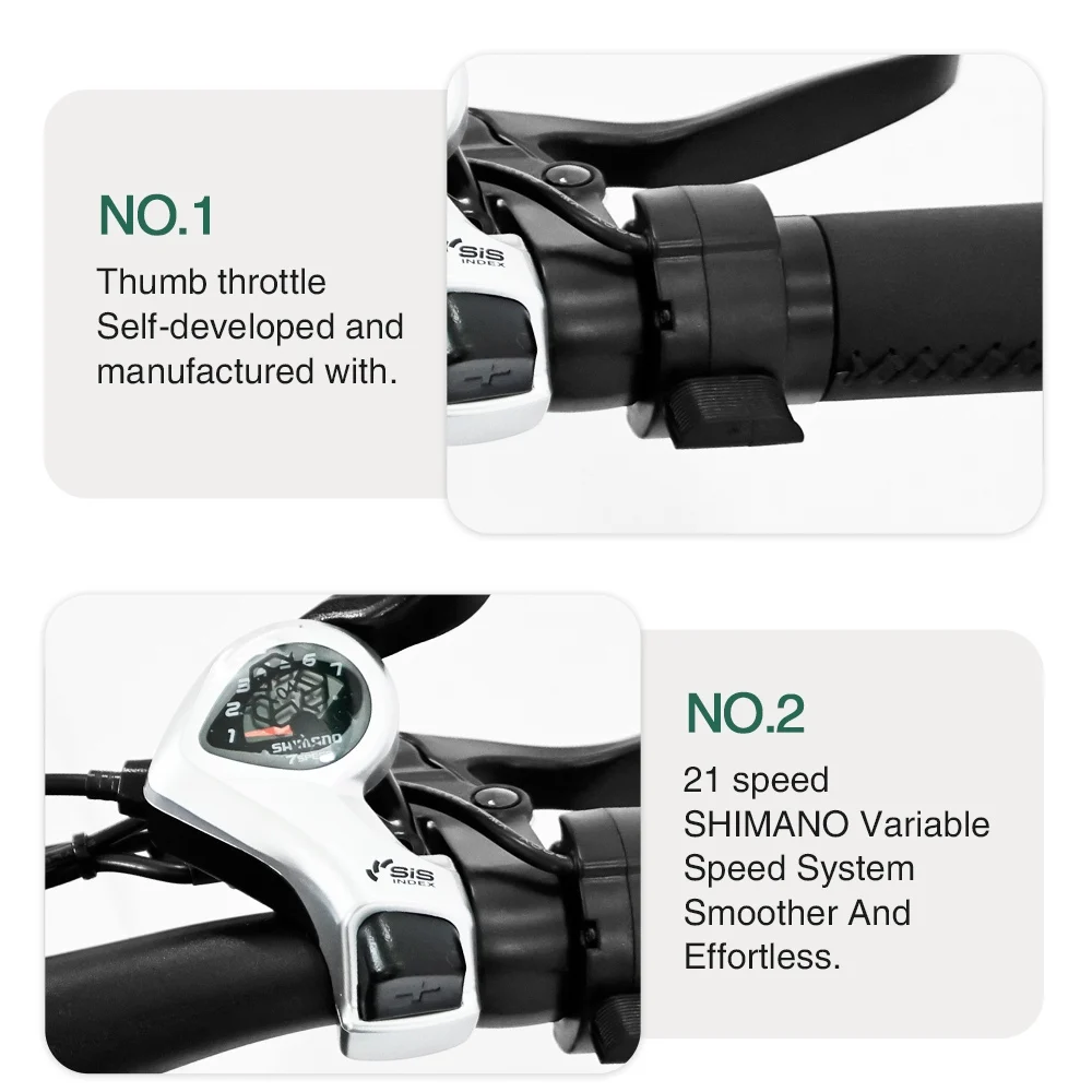 high power 48V 750W 1000w electric bike 20 inch 73 super dual  motor full suspension 7 speed electric motorcycle