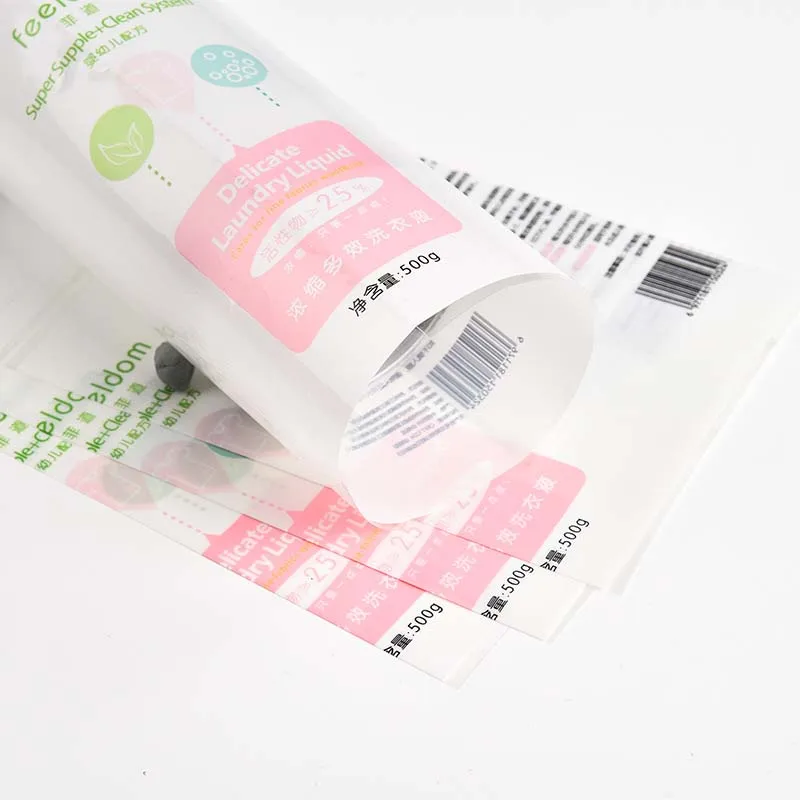 Custom PVC Clear Neck Shrink Wrap Heat Shrink Sleeve Keg Jar Bottle Label For Water Milk Beer Package Labels Maker