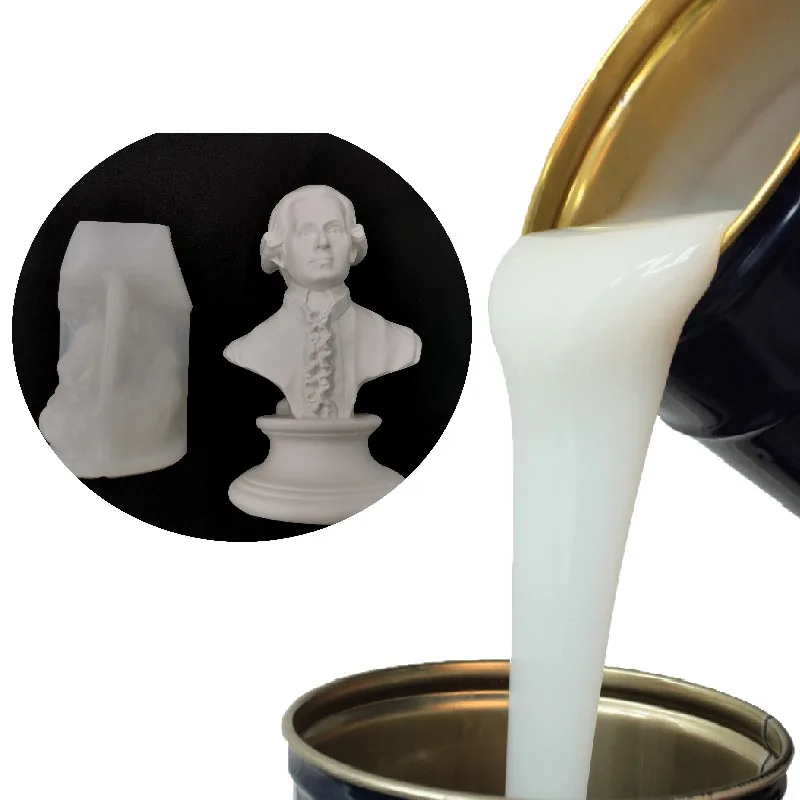 High tear silicone mold making liquid raw material Condensation Silicone Rubber Buddhist statue crafts Mold making silicone