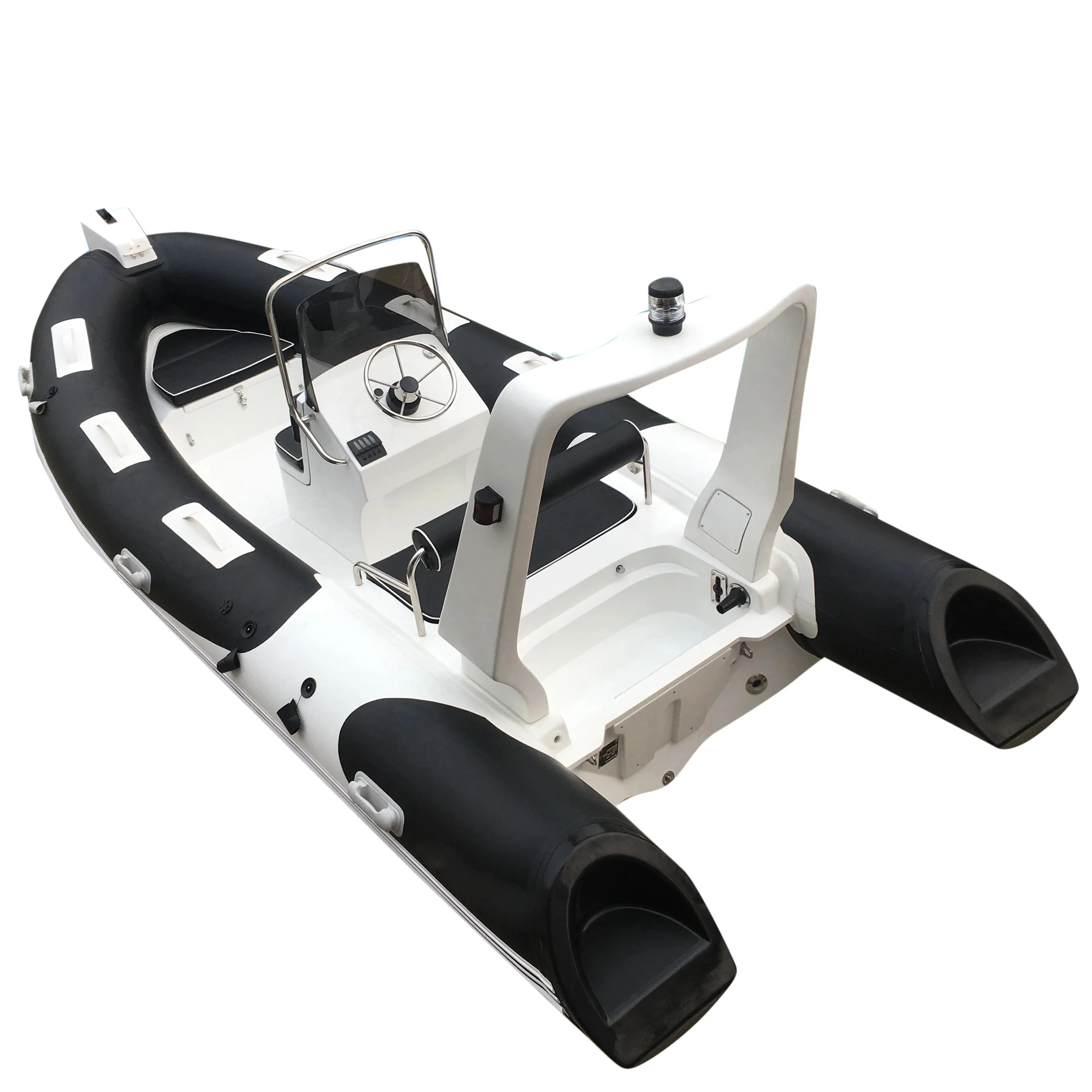 Large 680 700 750 Passengers Tour Deep V Classic Motor Fiberglass Hull 7M 24Ft Rib Boat