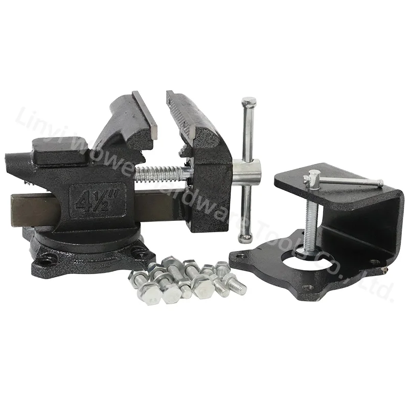 Heavy-duty German bench vise precision household vise workbench 4.5 inch vise table pliers for sale