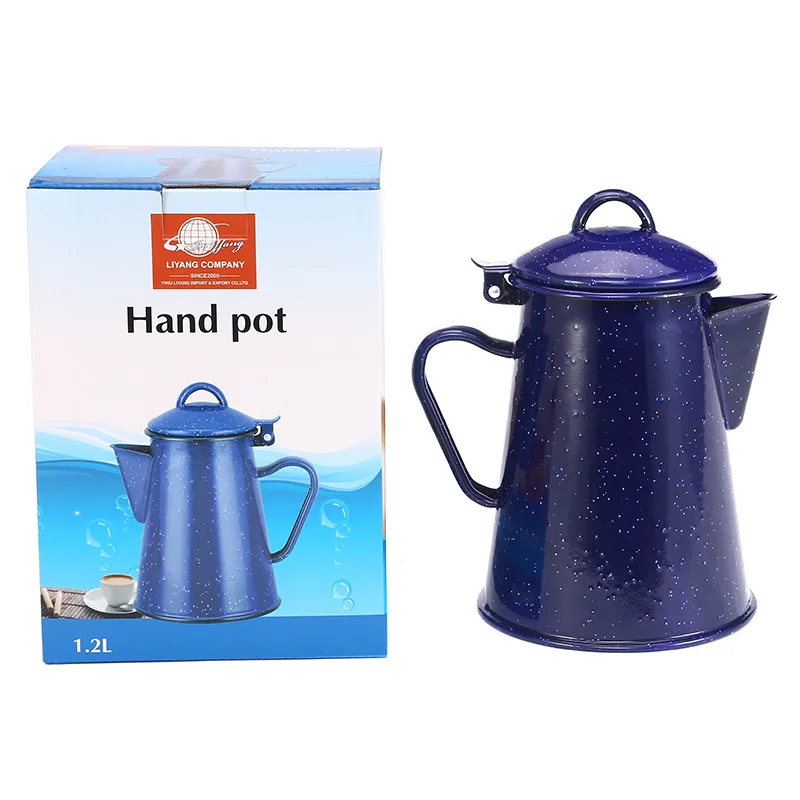 High quality best selling stocks cooker pot kettle enamel cookware factory coffee pot