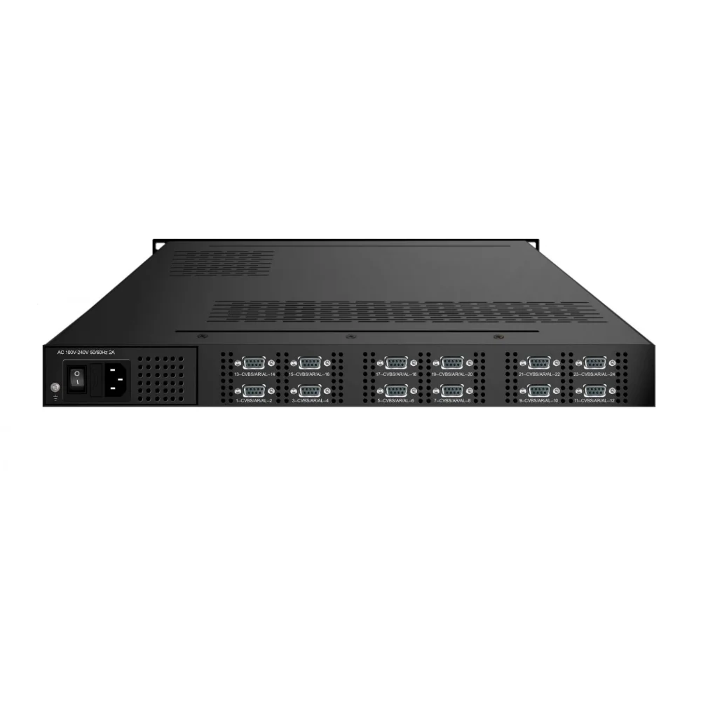 Encoder Modulator 24 CVBS inputs with MPEG-2 Encoding